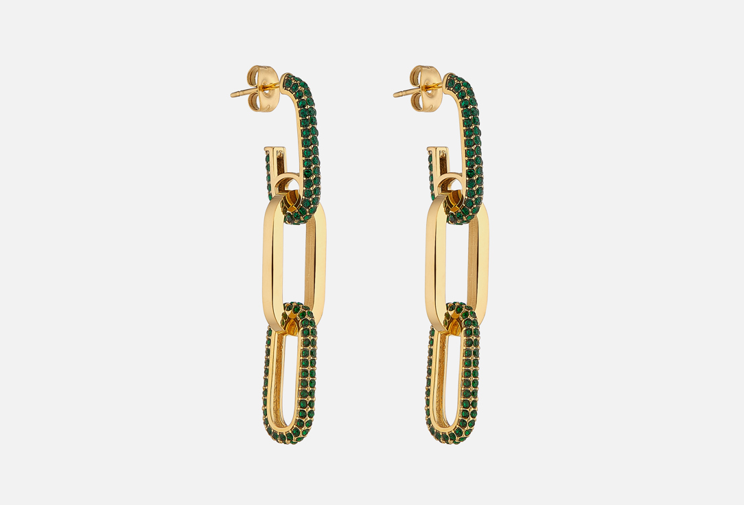 

Серьги NOUVELLE MODE, Длинные с фианитами 2 шт