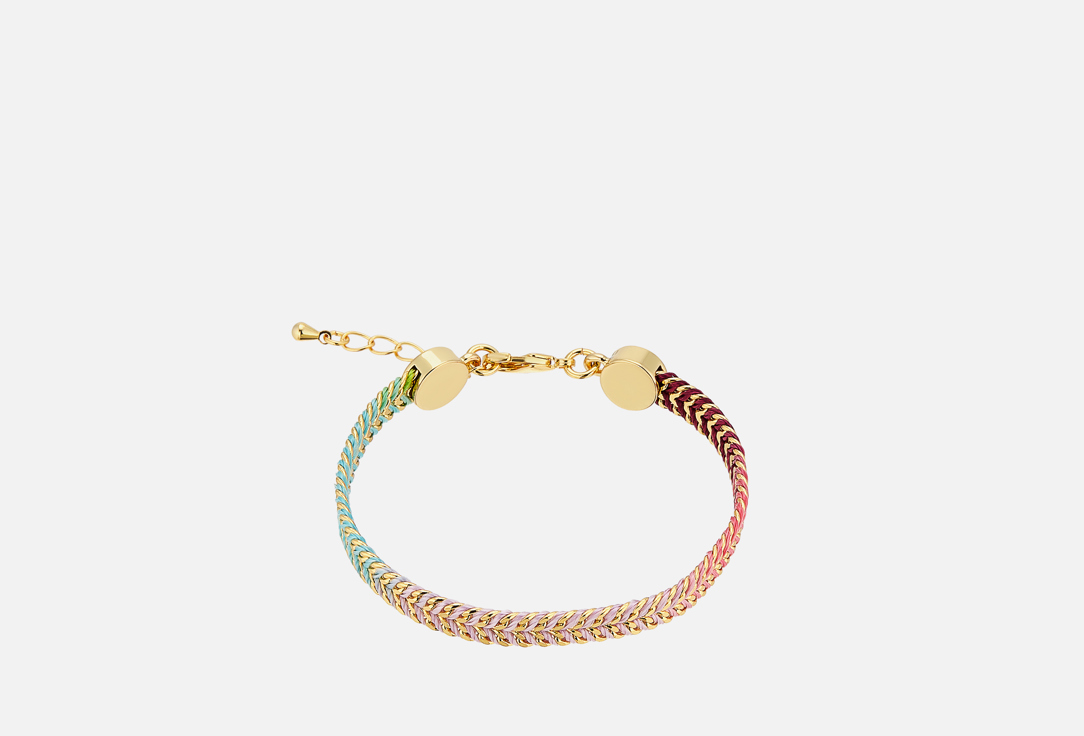 Изображение товара Браслет Nouvelle Mode плетеный для женщин с регулируемой длиной и карабином