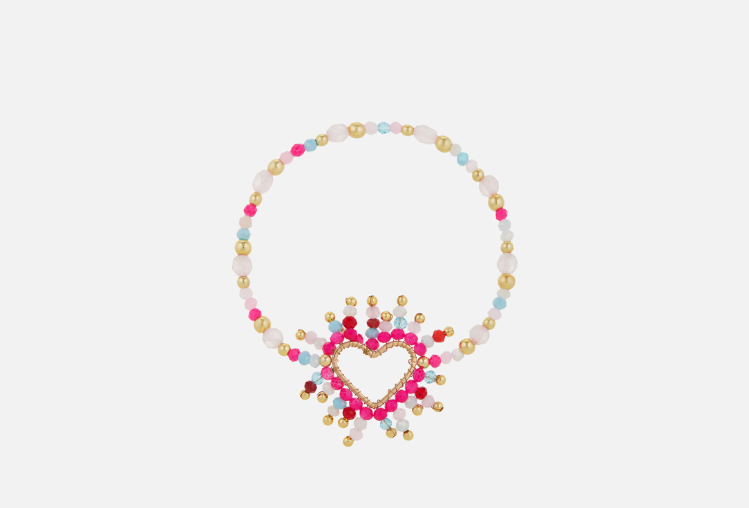 Изображение товара Браслет Nouvelle Mode из бусин с кварцем и бисером