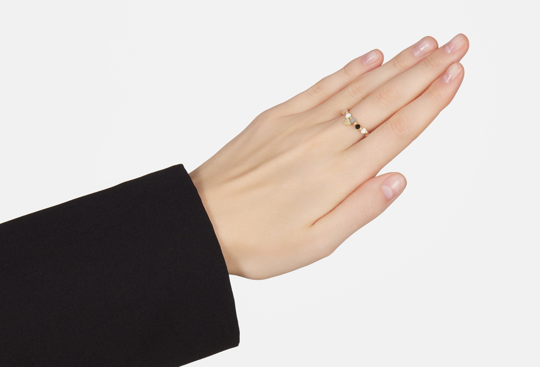 

Кольцо NOUVELLE MODE, Открытое с фианитами 17 мл