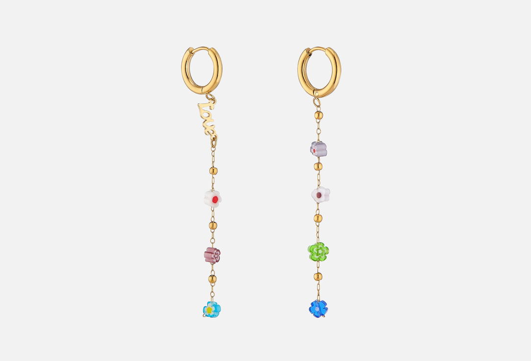 

Серьги NOUVELLE MODE, Длинные с подвесками 2 шт