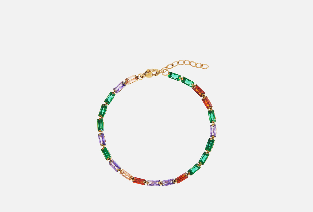 Изображение товара Браслет Nouvelle Mode с жадеитами для женщин, текстиль и сплав