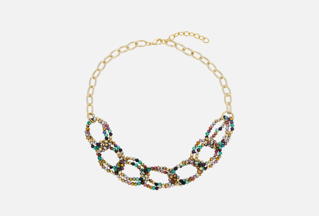 Изображение товара Колье Nouvelle Mode с бисером, регулируемая длина, золочение, Japan TOHO