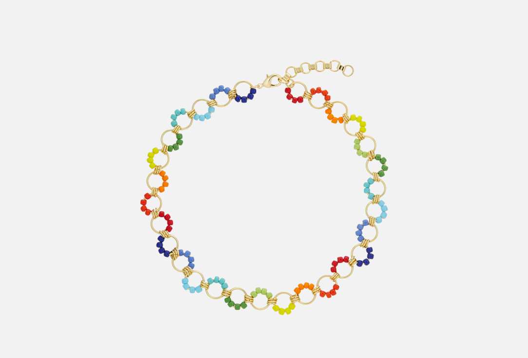 Изображение товара Колье Nouvelle Mode с разноцветным бисером регулировка длины