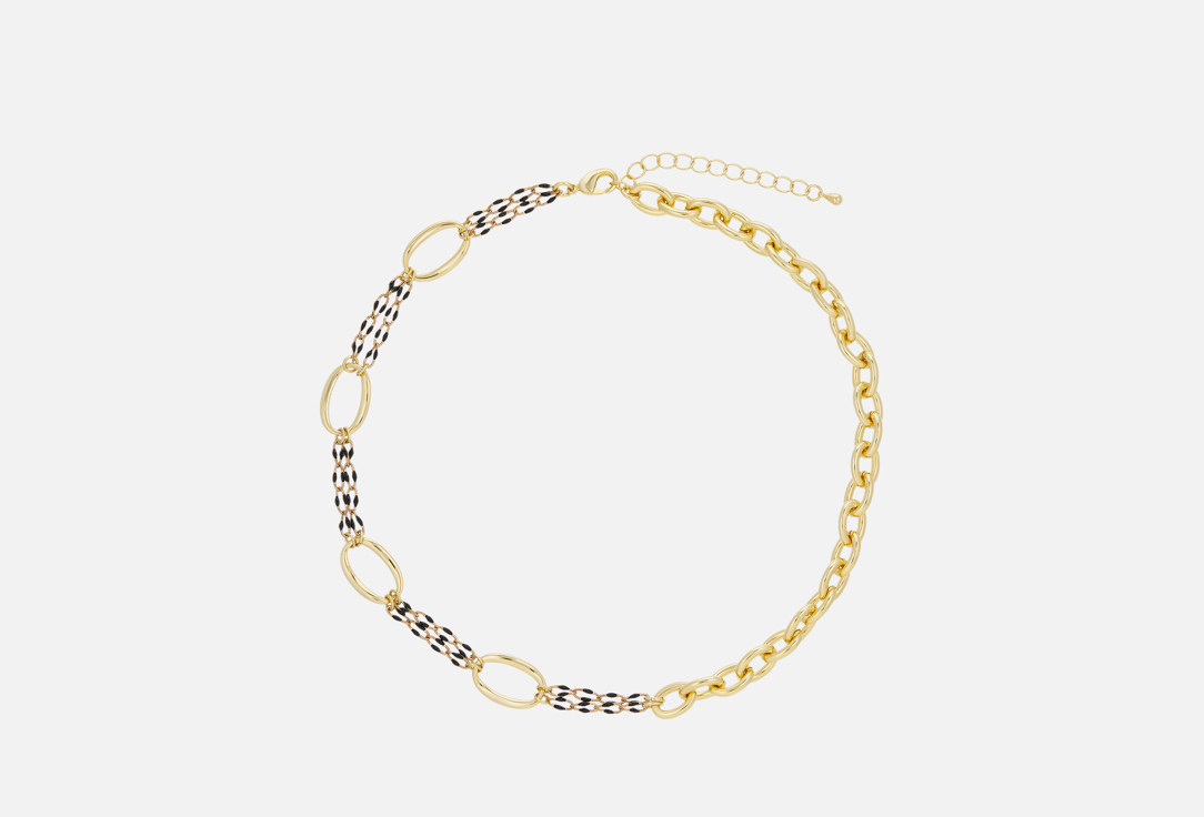 Изображение товара Колье-цепь Nouvelle Mode с эмалью регулировка длины украшение для женщин