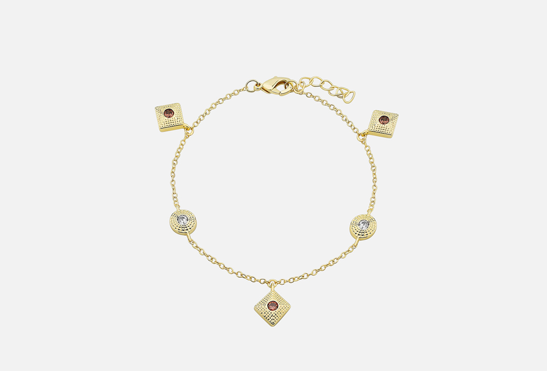 Изображение товара Браслет-цепь Nouvelle Mode с подвесками с фианитами