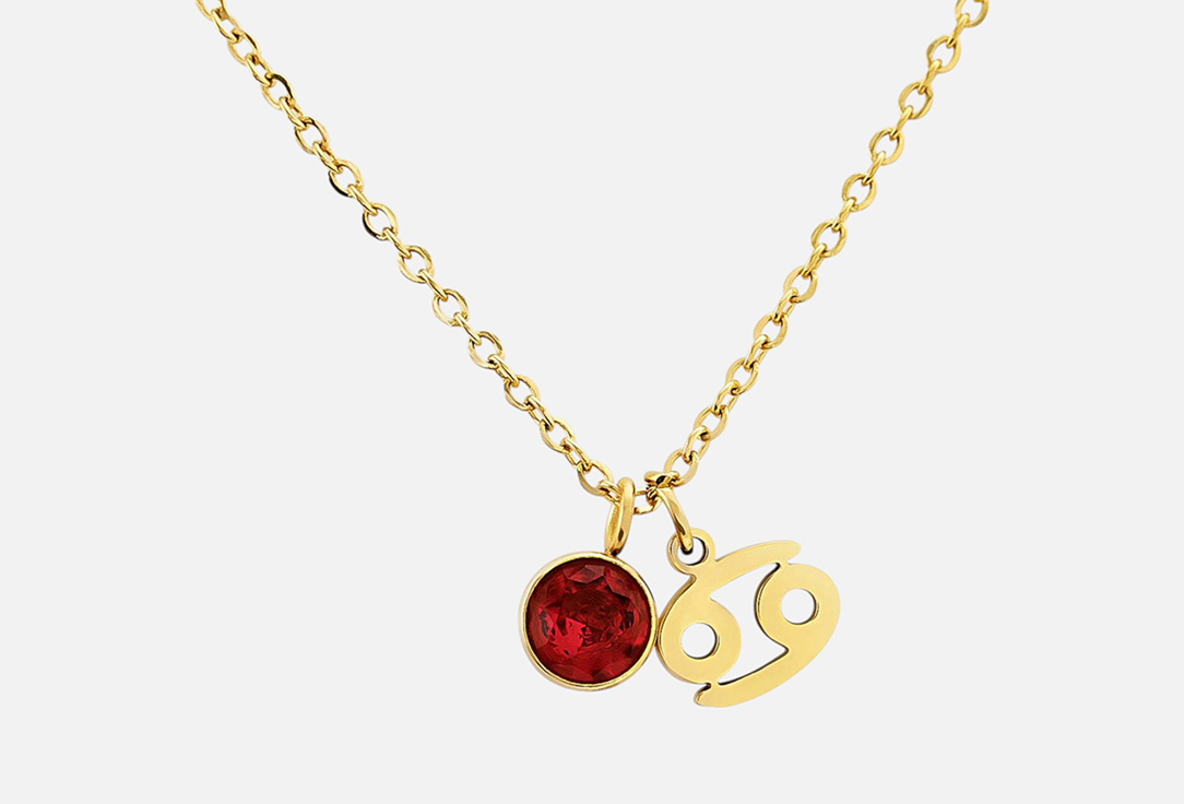 Изображение товара Подвеска на цепочке Nouvelle Mode Рак с фианитами