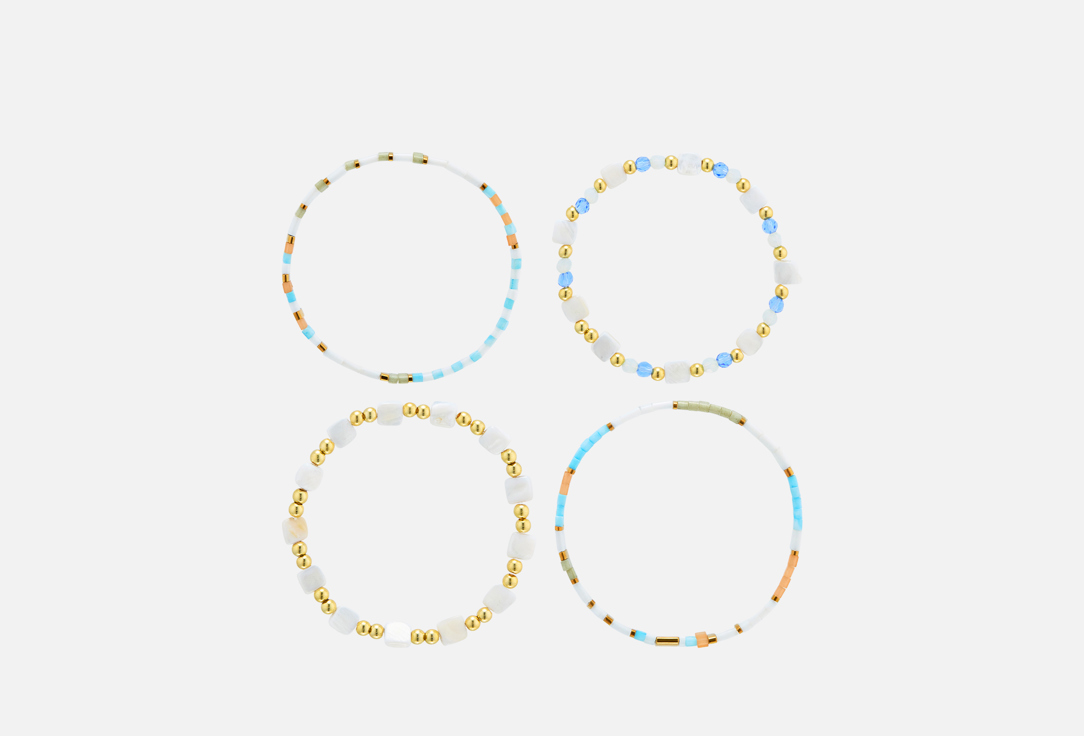 Из бусин с бисером и амазонитом 2683₽