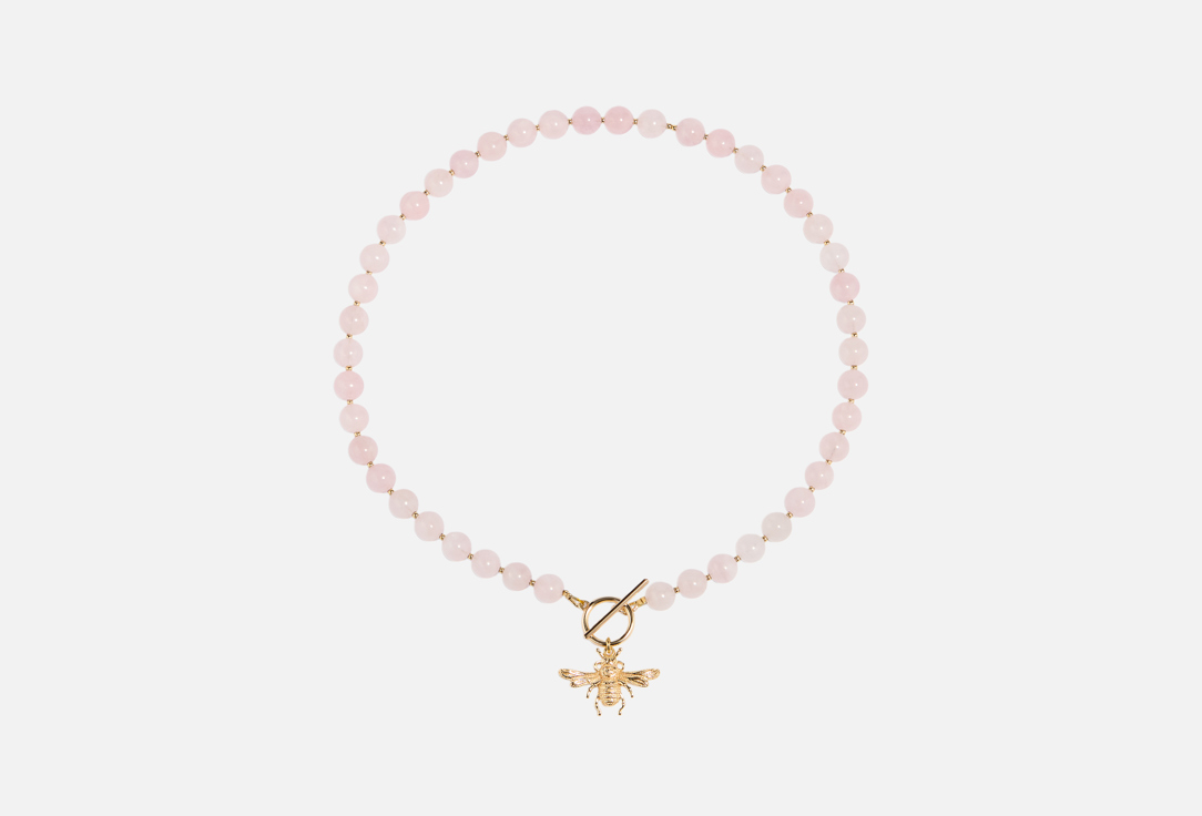 

колье 19.STONE, Розовая любовь 1 шт