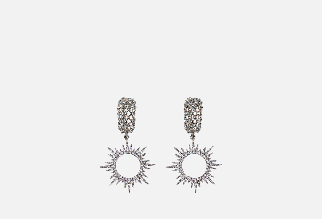 Изображение товара Стильные серьги 19. stone с подвесками солнце для женщин - бижутерия