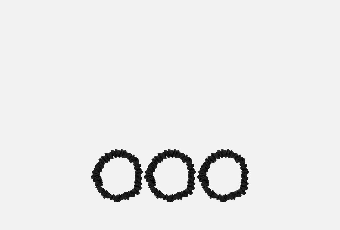 Изображение товара Набор шелковых резинок для волос k∙k чёрный