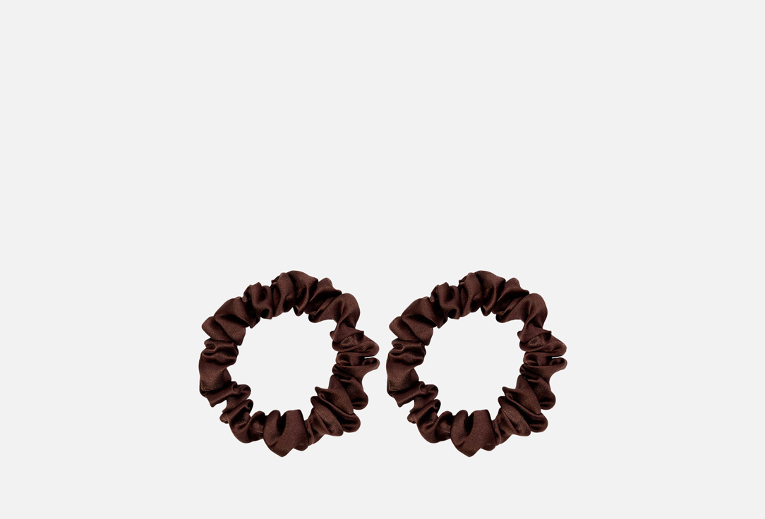 Изображение товара Набор шелковых резинок для волос k∙k шоколад