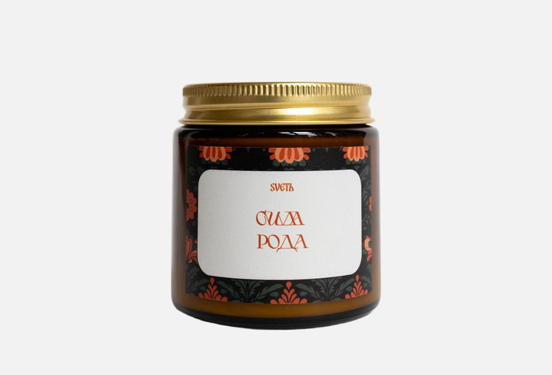 Изображение товара Ароматическая свеча SVETЪ Сила рода натуральный соевый воск до 25 часов горения