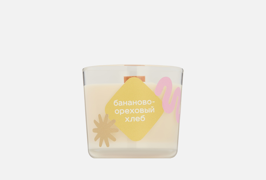 

Ароматическая свеча CMYK CANDLES, Бананово-ореховый хлеб 90 мл