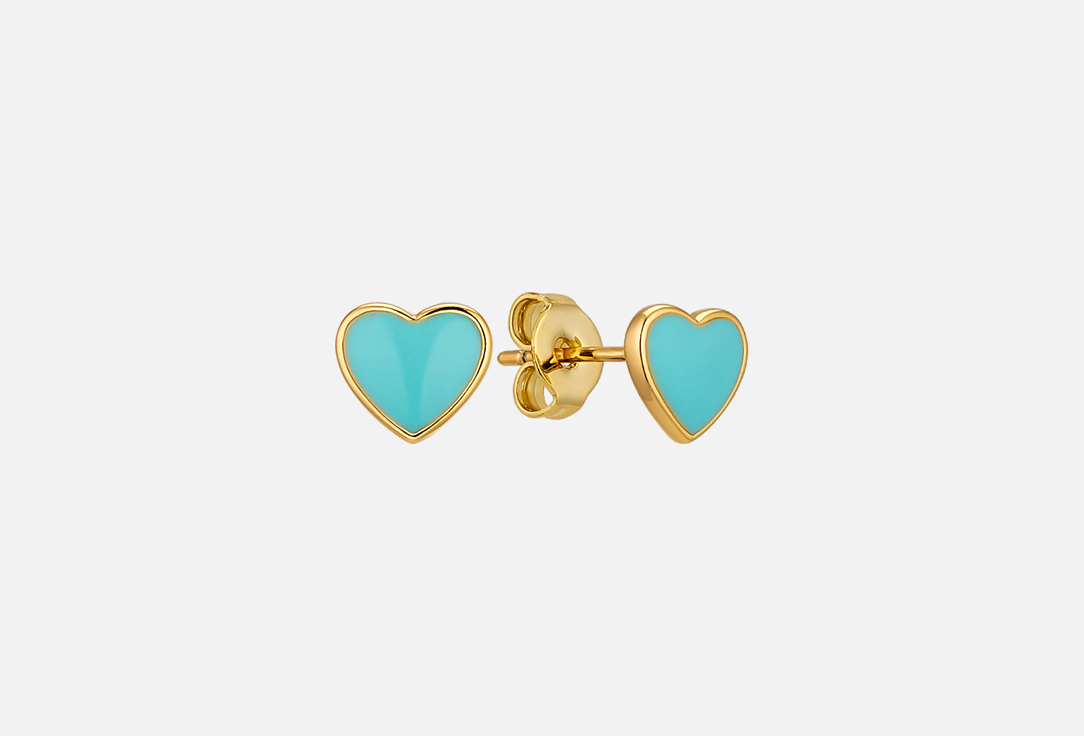 Изображение товара Серьги Komsi Brand Love mini gold-tiffany
