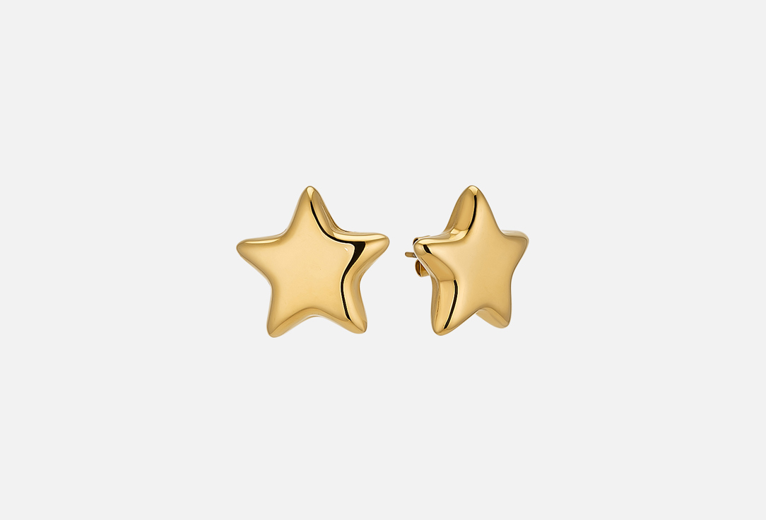 

Серьги KOMSI BRAND, Star gold 2 шт
