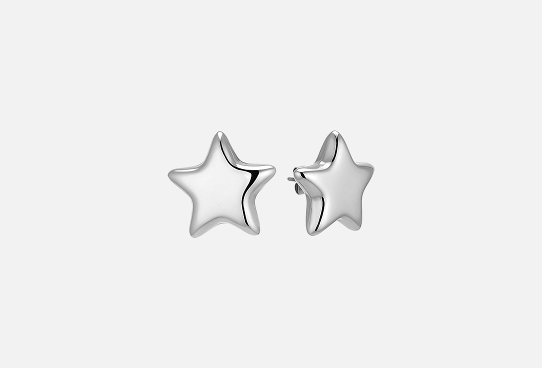 

Серьги KOMSI BRAND, Star silver 2 шт