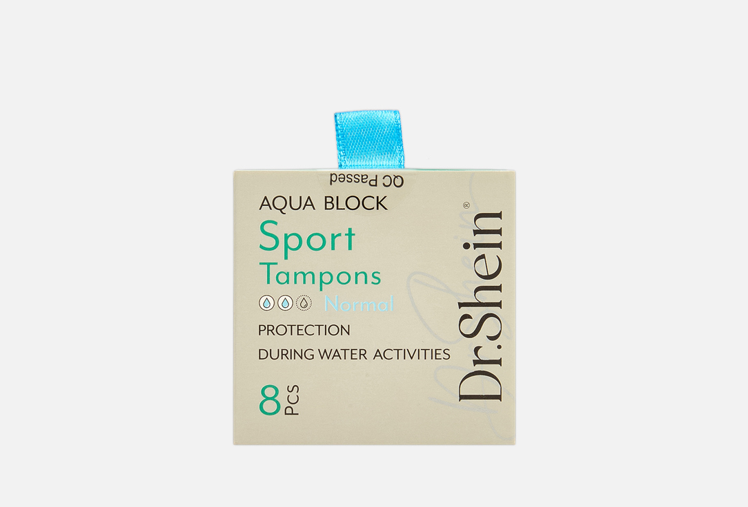 

Тампоны DR.SHEIN, Aqua block Normal 8 шт