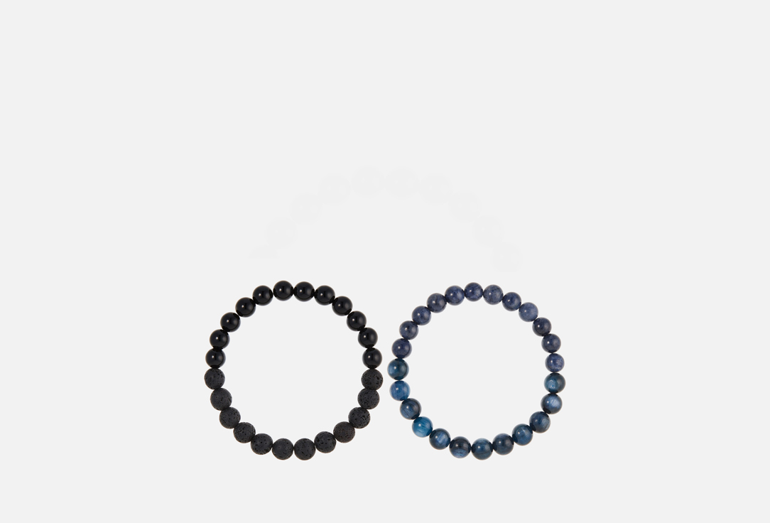 

комплект браслетов KARMONIA, Интуиция, мудрость, спокойствие и защита 2 шт