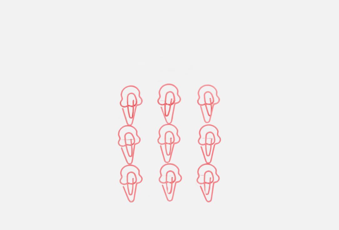 Скрепки N FAMILY Pink 9 шт
