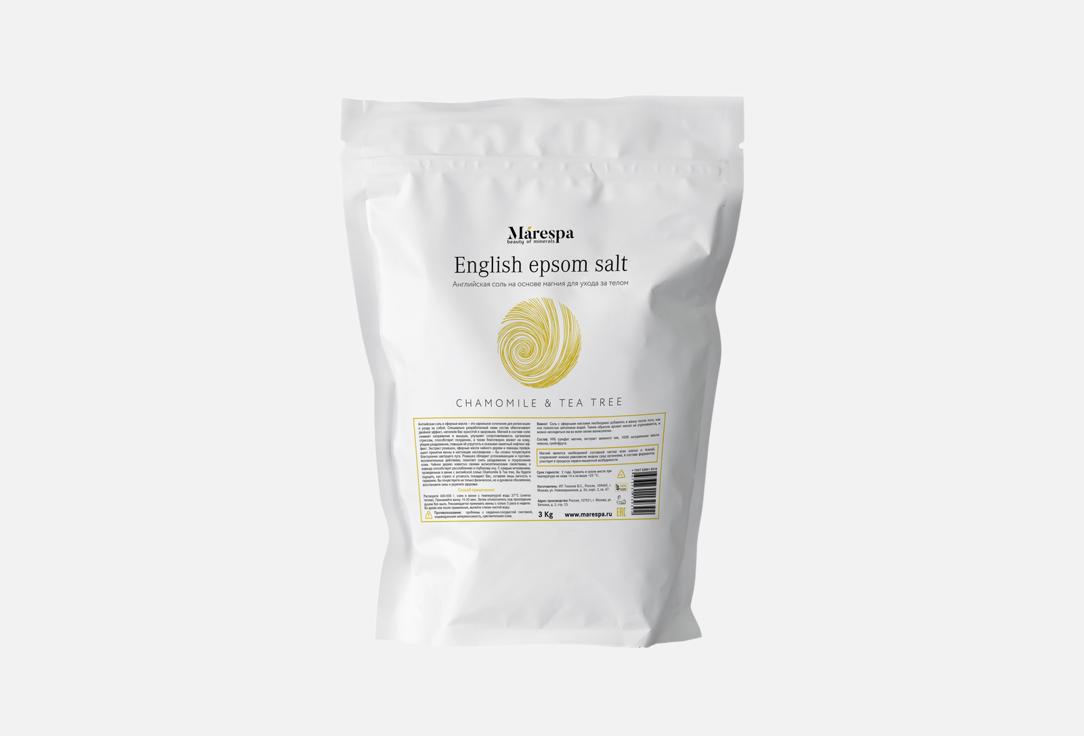 Изображение товара Магниевая соль для ванны Marespa Chamomile & Tea tree 3 кг