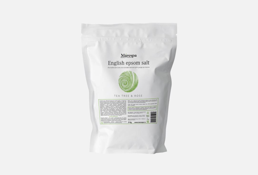 Изображение товара Магниевая соль для ванны Marespa Tea Tree & Rose
