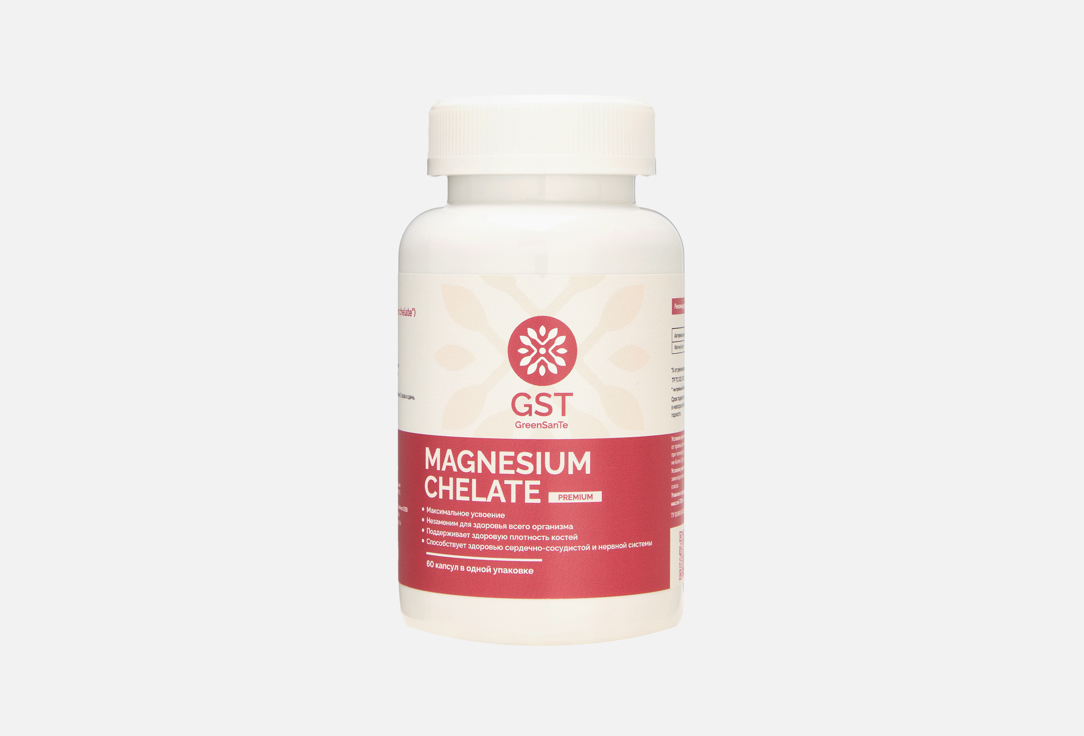 

магний GST GREENSANTE, 400 мг в капсулах 60 шт