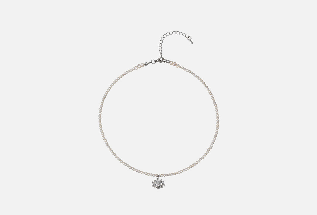 Изображение товара Чокер ArtSoul Lotus из натурального жемчуга с подвеской лотос