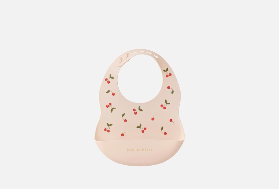 Изображение товара Силиконовый нагрудник Happy Baby с кармашком для улавливания пищи