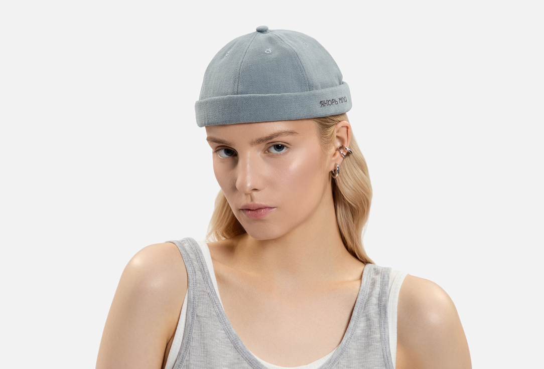 

Кепка-докер ЯКОРЬ МПА, Серый, Портовый 24 Серый твил 1 шт