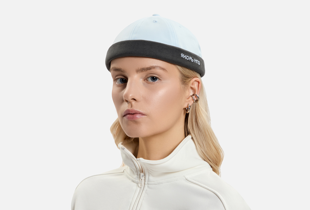 

Кепка-докер ЯКОРЬ МПА, Голубой, Портовый 24 Голубой твил 1 шт