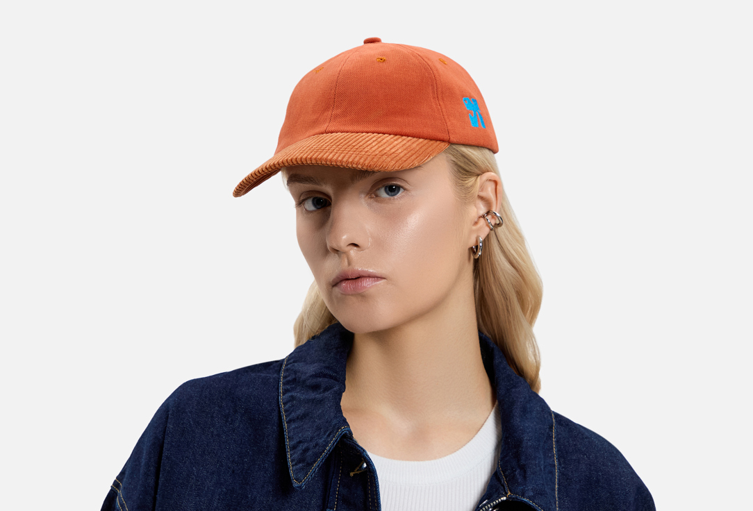 Изображение товара Кепка Якорь МПА Дозорный 24 Морковный твил — стильная мужская и женская бейсболка из хлопка