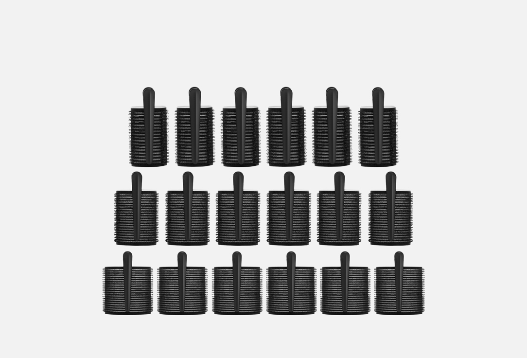 

Набор бигуди липучки с зажимами BEGOODINI, Черный, Черный 37 шт