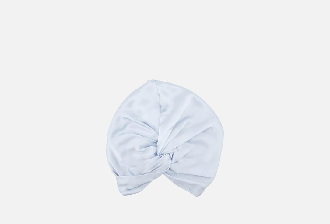 Изображение товара Голубая шелковая шапочка для волос SILSHI из натурального шелка Mulberry