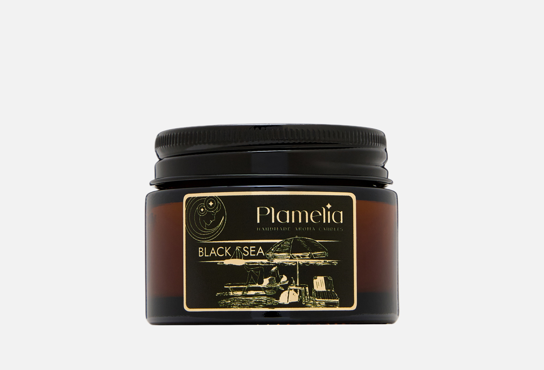 Изображение товара Ароматическая свеча Plamelia Black Sea 55 мл свежий морской аромат для уюта