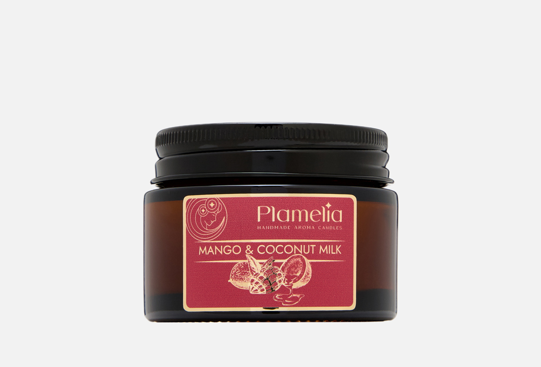 Изображение товара Ароматическая свеча Mango & Coconut Milk Plamelia 55мл тропический аромат