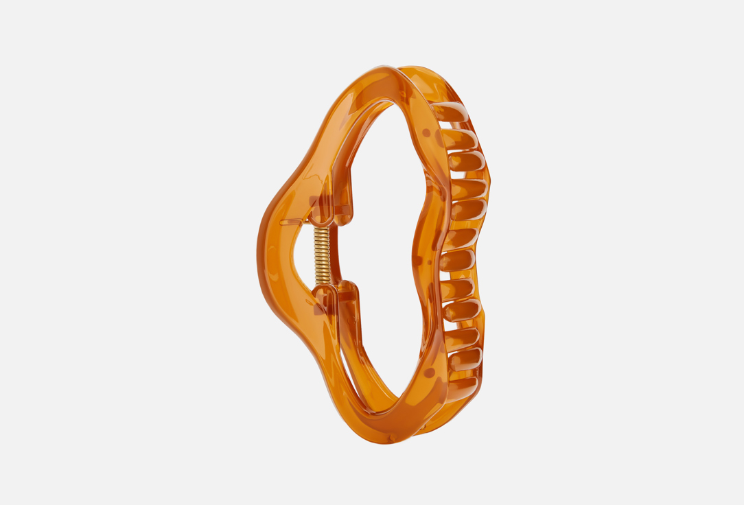 

Краб для волос ART LUX, Коричневый, Большой, светло-коричневый