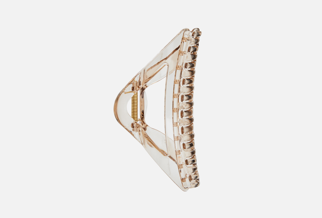 

Краб для волос ART LUX, Коричневый, Большой, прозрачно-коричневый