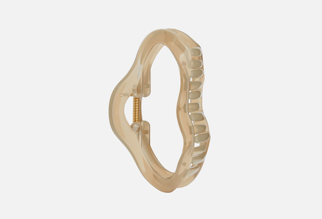 

Краб для волос ART LUX, Серый, Большой, светло-серый