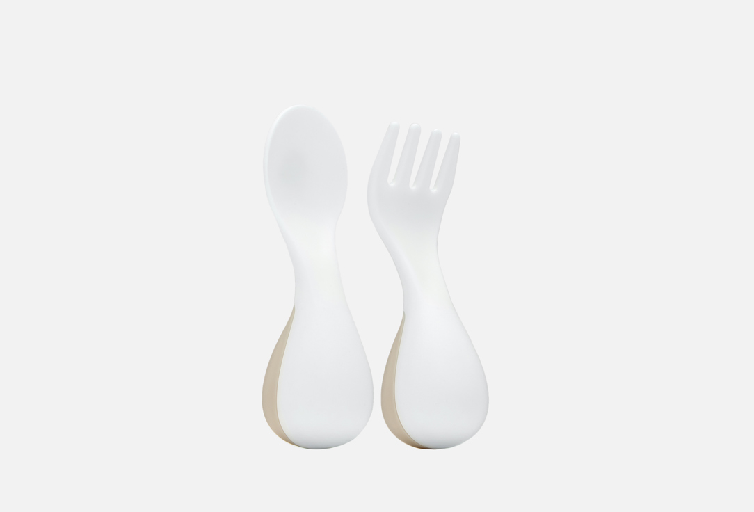 Изображение товара Набор детских столовых приборов Happy Baby ложка и вилка