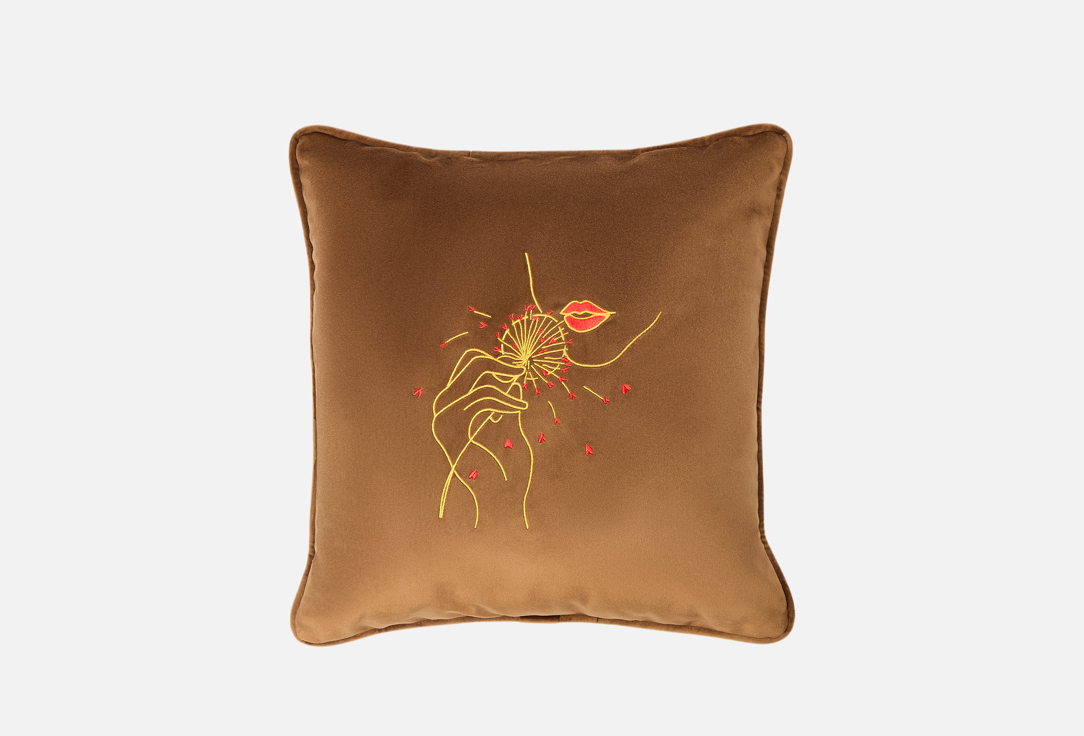 Изображение товара Декоративная подушка Elpida Весенняя, Одуванчик, 42х42