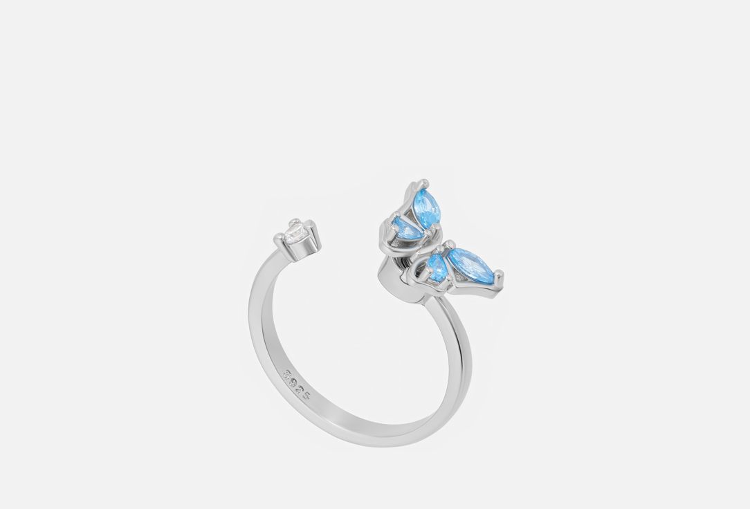 Изображение товара Кольцо Настроение женщины Бабочка из латуни с кристаллами Swarovski