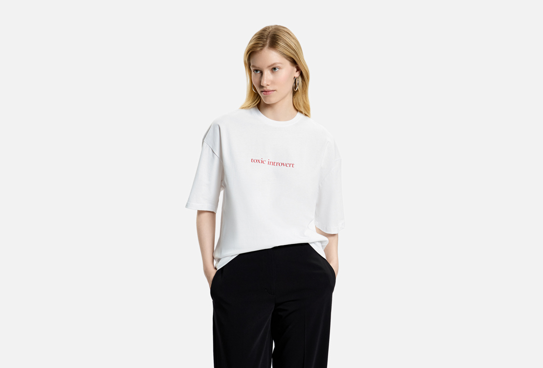 

Футболка пижамная JBBASE, Принт, Toxic introvert ONESIZE мл