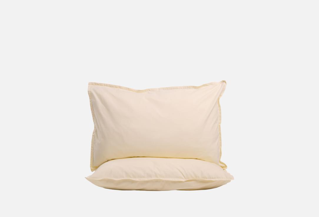 Изображение товара Комплект наволочек COZY AND COZY poplin lemon 50х70 натуральный хлопок