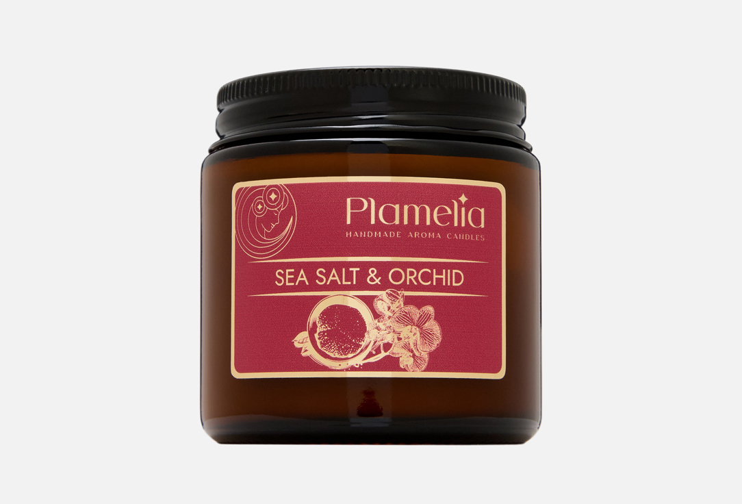 Изображение товара Ароматическая свеча Plamelia Sea salt & orchid 120 мл для расслабления и ароматерапии