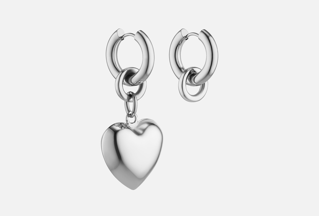 

Серьги OMUT, SOLO HEART 2 шт