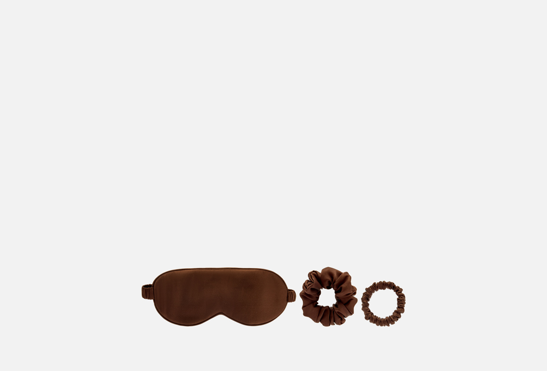 Изображение товара Шёлковая маска для сна и резинки k∙k Queen 0170-22