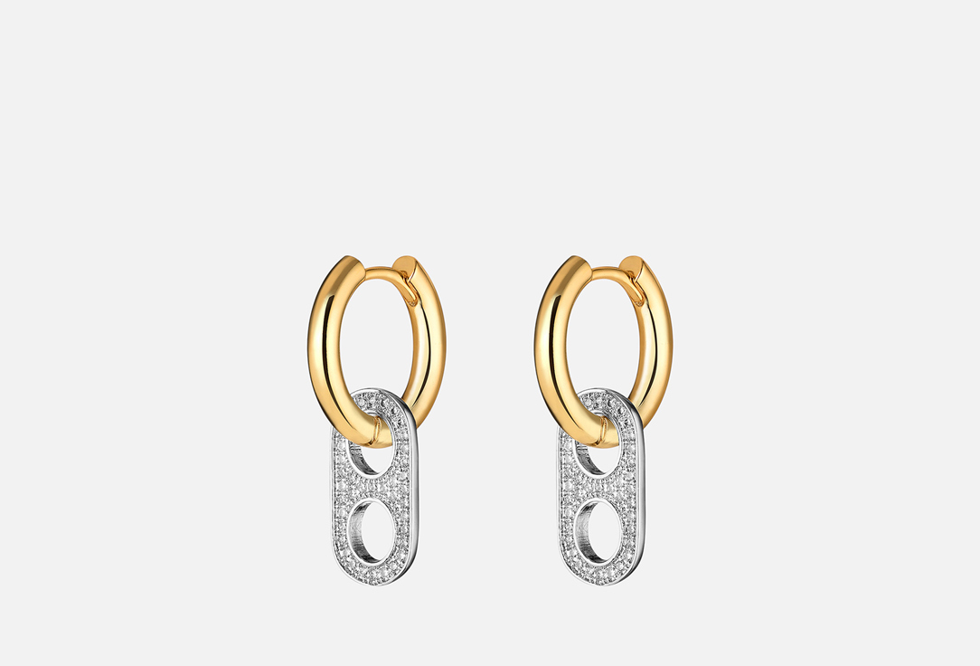 

Серьги PINS&JULS, Round Bling-Bling 2 шт