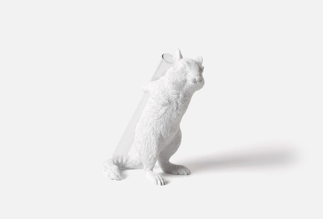 

Ваза HAO SHI, Белый, Chipmunk x vase - carry on the back, 6х9х15 1 шт