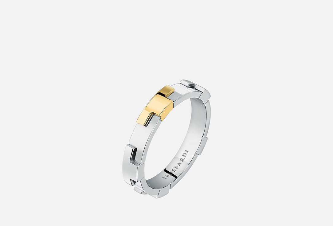 Изображение товара Кольцо Trussardi T-Logo из нержавеющей стали с IP покрытием для женщин